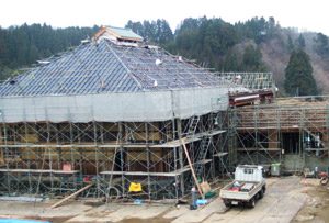 じょんのび温泉工事中