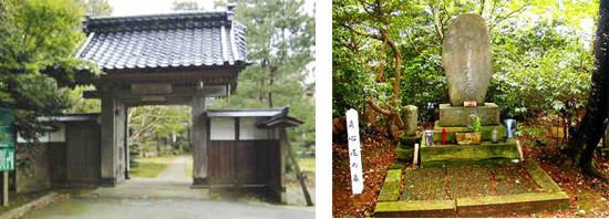 洞雲寺、貞心尼の墓