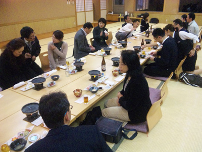 ながいタウンなび研究会との交流会