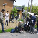 寺島しのぶさん　高柳での撮影風景