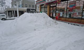 大雪の様子